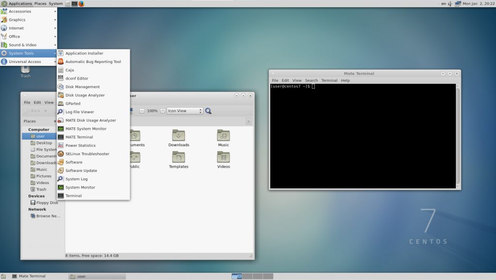 download centos 9 install mate desktop